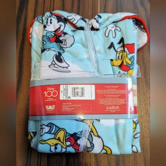 Disney 100 Retro reimagined Toddler Pajamas Size 12 Months. - Picture 2 of 10